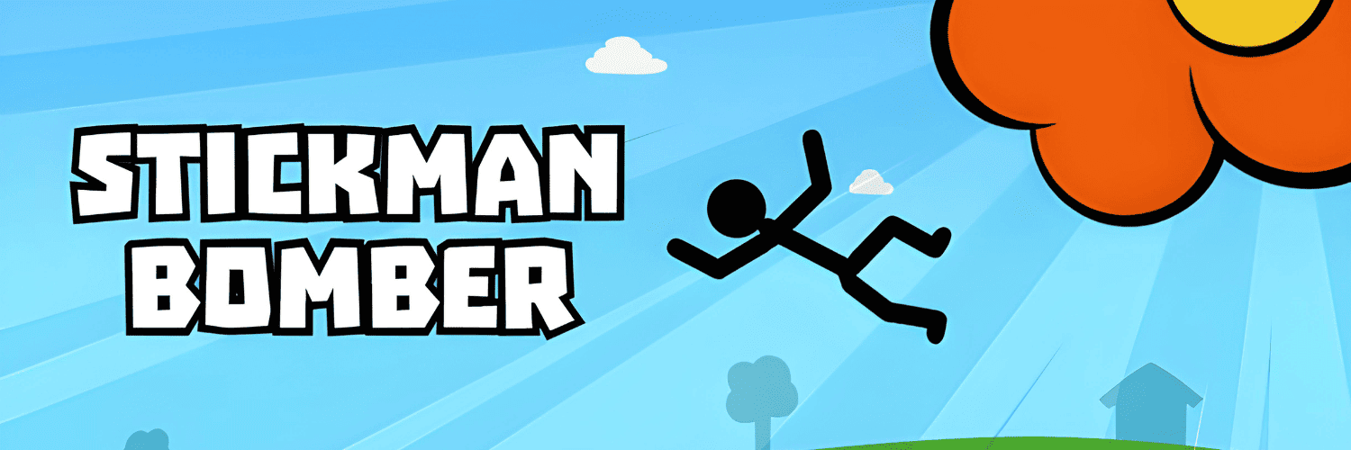 stickman bomber game cover art fun free mobile android game